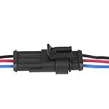 Conector Elétrico Automotivo à Prova D água Para Carro Kit Universal Selado De 3 Pinos Motocicleta Scooter Caminhão Barcos