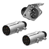 Conector Elétrico Tomada Reboque Engate Carreta 24v Alúminio
