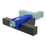 Conector Fast Rápido Sc Upc Azul Nf anatel C 100 Un