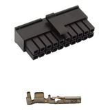 Conector Micro Fit Fêmea 3mm 20 Vias Terminais 25 Kits