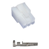 Conector Mini Fit Fêmea 6 Vias Terminais 10 Kits