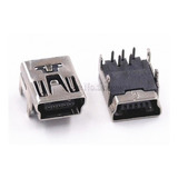 Conector Mini Usb 5 Pinos Fêmea Com 4 Garras Smt Kit 10 Pç