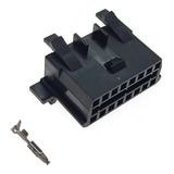 Conector Obd 16 Vias Femea Scanner Diagnostico Eletronico