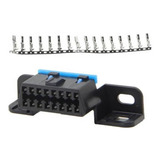Conector Obd Fêmea Pinos C Suporte Painel E Terminais