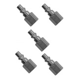 Conector Pino Adaptador Engate Rápido De Ar Rosca 1 4 5peças