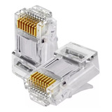 Conector Plug Rj45 Macho Cat5e Sohoplus Furukawa Caixa C 100