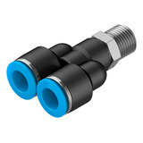 Conector Pneumatico Tipo Y Macho Bsp 10mm X 1 4 Kit 2 Unid