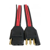 Conector Reforçado 4 Vias Fio 4 00mm Chicote Plug Caixa Som