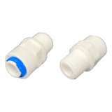 Conector Reto Rosca Macho 1 4