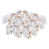 Conector Rj45 Kit Pacote 500 Cat5e Oletech Cabo Rede Plug