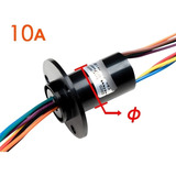 Conector Rotativo 10a 6 Vias Para Automação E Outros Projeto