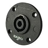 Conector Speakon 4 Polos Speaker Fêmea Painel Santo Angelo