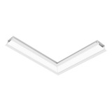Conector Teto L p Perfil Embutir Slim 25mm 10x10cm Md 25525
