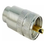 Conector Uhf Macho 213 Para Antena Rádio Px Vhf Cabo Grosso