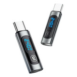 Conector Usb C Para Usb C Display Medidor Watts Carregamento