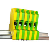 Conector Verde E Amarelo Borne 4mm