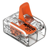 Conector Wago Compacto Emenda 2 Fios 221 412 Kit 100 Peças