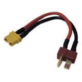 Conector Xt30 Femea Para Dean Macho Adaptador 10cm 16awg Rc
