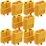 Conector Xt60 Rc Plugue Macho E Fêmea Para Bateria 5 Pares