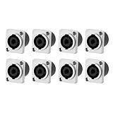 conectores adaptadores falante dekomusic plugue audio polos compativel neutrik speakon nl4fc nl4fx nlt4x nl2fc