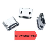 Conectores Carga Kit Com 30 Para Tablet Universal Caixa Som