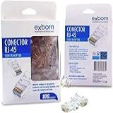 Conectores RJ45 Para Cabos De Rede 100 Unidades