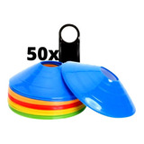 Cones Agilidade Treino Funcional Futebol - Kit Premium 50un