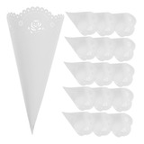 Cones De Papel Cones De Comida Pétalas De Flores Casamentos