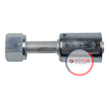 Conexão O ring Reta Femea 08mm Aluminio C Clip