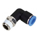Conexão Pneumática Cotovelo Macho 1 8 Npt X 6mm Tubo 4 Pçs