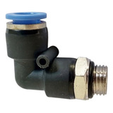Conexão Pneumática Cotovelo Rosca 1 4 Bsp Tubo 10mm 4 Pçs