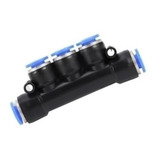 Conexão Pneumática Distribuidor 5 Saídas Tubo 8mm 2 Pçs