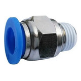 Conexão Pneumática Macho Rosca 1 8 Npt Tubo 10mm 10 Pçs