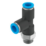 Conexão Pneumatica T Macho Lateral Bsp 10mm X 1 8 Kit 2 Unid