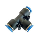 Conexão Pneumática União Em T 6mm Tee Kit 10 Peças