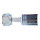 Conexão Radial Reta Femea 08mm Aluminio O ring Clip Universa