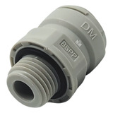 Conexão Rápida Rosca Macho 1 4 Bsp Xtubo 3 8 dmfit Amcb0604