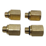 Conexão Redutora Macho M10 X 1 4 Fêmea C 4 Peças