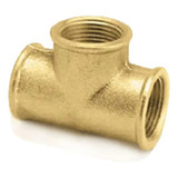 Conexão Te Tee T Latão Metal Rosca Fêmea X Fêmea 3 4 Bsp