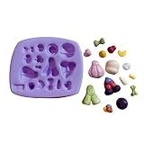 Confeitaria Dos Moldes  F1165 MOLDE DE SILICONE CORPO CIRCO PALHAÇO UNIVERSAL CONFEITARIA BISCUIT