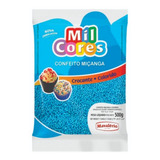 Confeito Crocante De Miçanga N 0 Azul 500g Mavalério