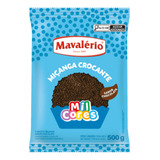 Confeito Crocante De Miçanga N 0 Chocolate 500g Mavalério