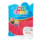 Confeito Crocante De Miçanga N 0 Rosa 500g Mavalério