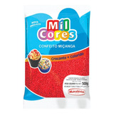 Confeito Crocante De Miçanga N 0 Vermelho 500g Mavalério