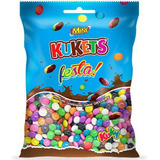 Confeito De Chocolate Kukets Festa Cores Sortidas 500g