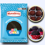 Confeito Miçanga Mil Cores 500g Chocolate Mavalério