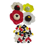 Confeitos De Açúcar Mini Mickey 300 Unidades Sprinkles