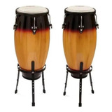 Conga Vanguarda Tumbadora 10 E 11 Pele Animal Sunburst