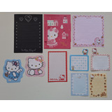 Conj 10 Fls Papel De Carta Antigo Hello Kitty Coleção