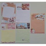 Conj 10 Fls Papel De Carta Antigo Importado 09